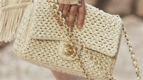 bolsa de crochê chanel|As 10 melhores ideias e inspirações de bolsa chanel croche .